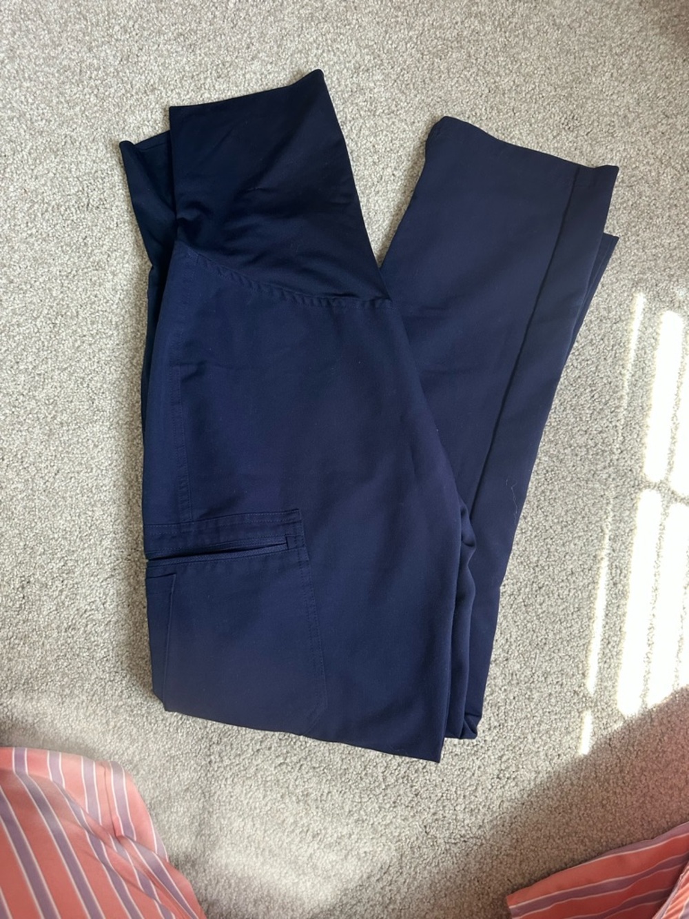 Figs Navy Yola Scrub Pants - Picture 2 of 4